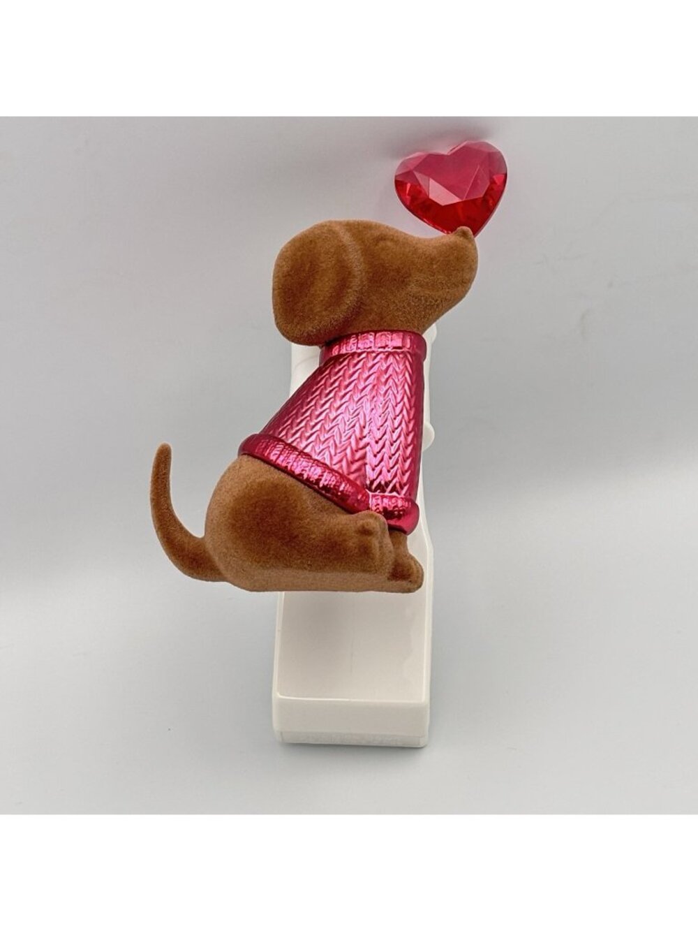 Bath & Body Works Valentines Day Dog Heart Wallflower Plug in Scent Control Pink